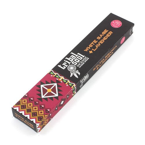 Tribal Soul Incense – White Sage + Lavender
Cleanse your space and calm your mind with the deeply grounding aroma of Tribal Soul White Sage + Lavender Incense. Blending two sacred herbs used for centuries in purification and healing rituals, this incense offers a rich, earthy scent with sweet herbal notes and soft floral undertones.
White Sage is renowned for its cleansing power, used in smudging ceremonies to clear negative energy and restore harmony. Lavender brings a soothing, tranquil scent that promo