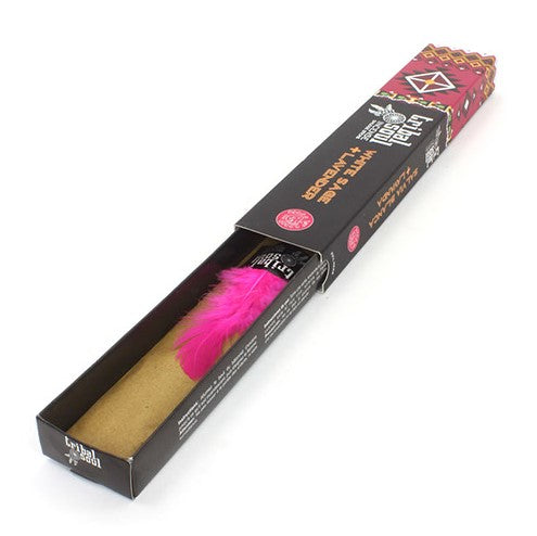 Tribal Soul Incense – White Sage + Lavender
Cleanse your space and calm your mind with the deeply grounding aroma of Tribal Soul White Sage + Lavender Incense. Blending two sacred herbs used for centuries in purification and healing rituals, this incense offers a rich, earthy scent with sweet herbal notes and soft floral undertones.
White Sage is renowned for its cleansing power, used in smudging ceremonies to clear negative energy and restore harmony. Lavender brings a soothing, tranquil scent that promo