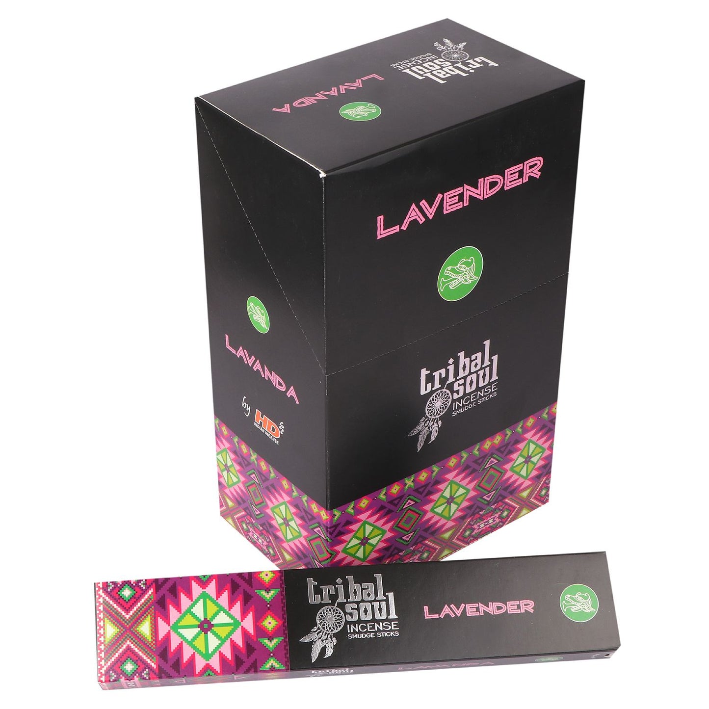Bring peace to your sacred space with Tribal Soul Lavender Incense Sticks. Known for its calming and healing properties, lavender has been used for centuries in spiritual rituals to promote serenity, restful sleep, and emotional balance.
Each stick releases a soft, floral aroma with herbal undertones—perfect for meditation, moon rituals, or simply winding down after a long day. Hand-rolled and beautifully packaged with a feather for a touch of tribal charm, these incense sticks are a fragrant journey into
