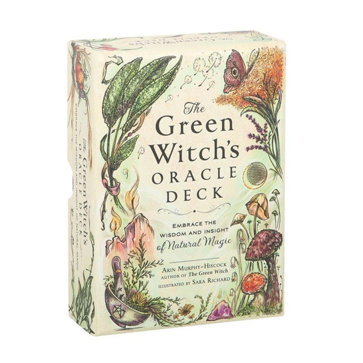 The Green Witch Oracle, Arin Murphy-Hiscock, Green Witchcraft, Nature Magic, Oracle Cards, Witchcraft Tools, Herbal Oracle Deck, Pagan Gifts, The Witches Garden, Divination Deck, Elemental Magic, Earth Witch, Wiccan Supplies, Botanical Oracle, Mystical Deck, Spiritual Guidance, Natural Magic Cards, Eco Witch, Oracle Deck UK