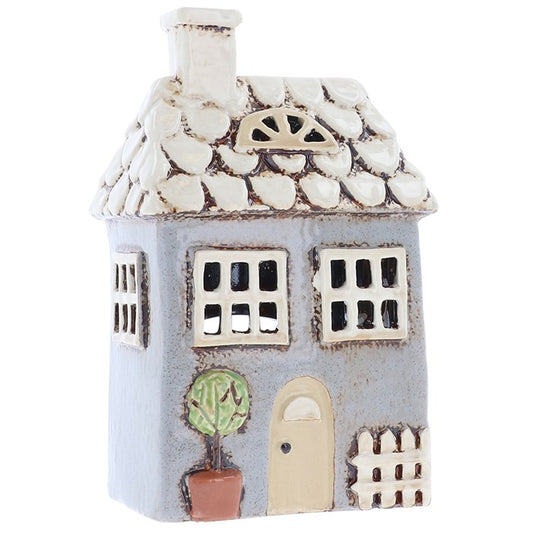 Village Pottery Garden House Grey Tealight