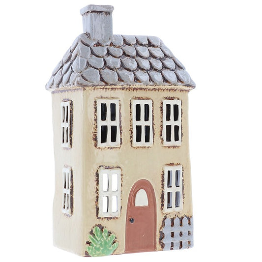 Village Pottery Garden House Cream Tealight Holder