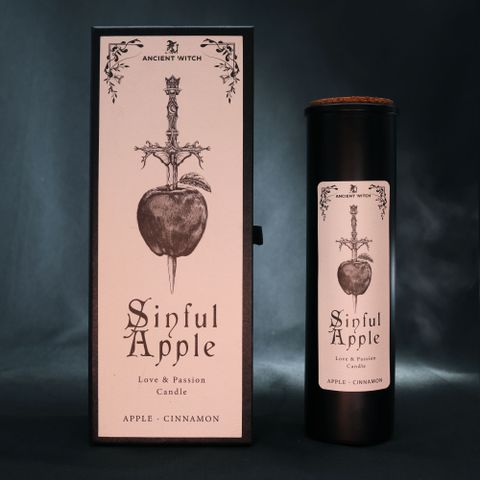 Ancient Witch Sinful Apple Candle – Love Ritual Magic