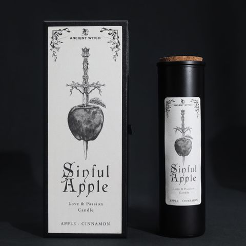 Ancient Witch Sinful Apple Candle – Love Ritual Magic