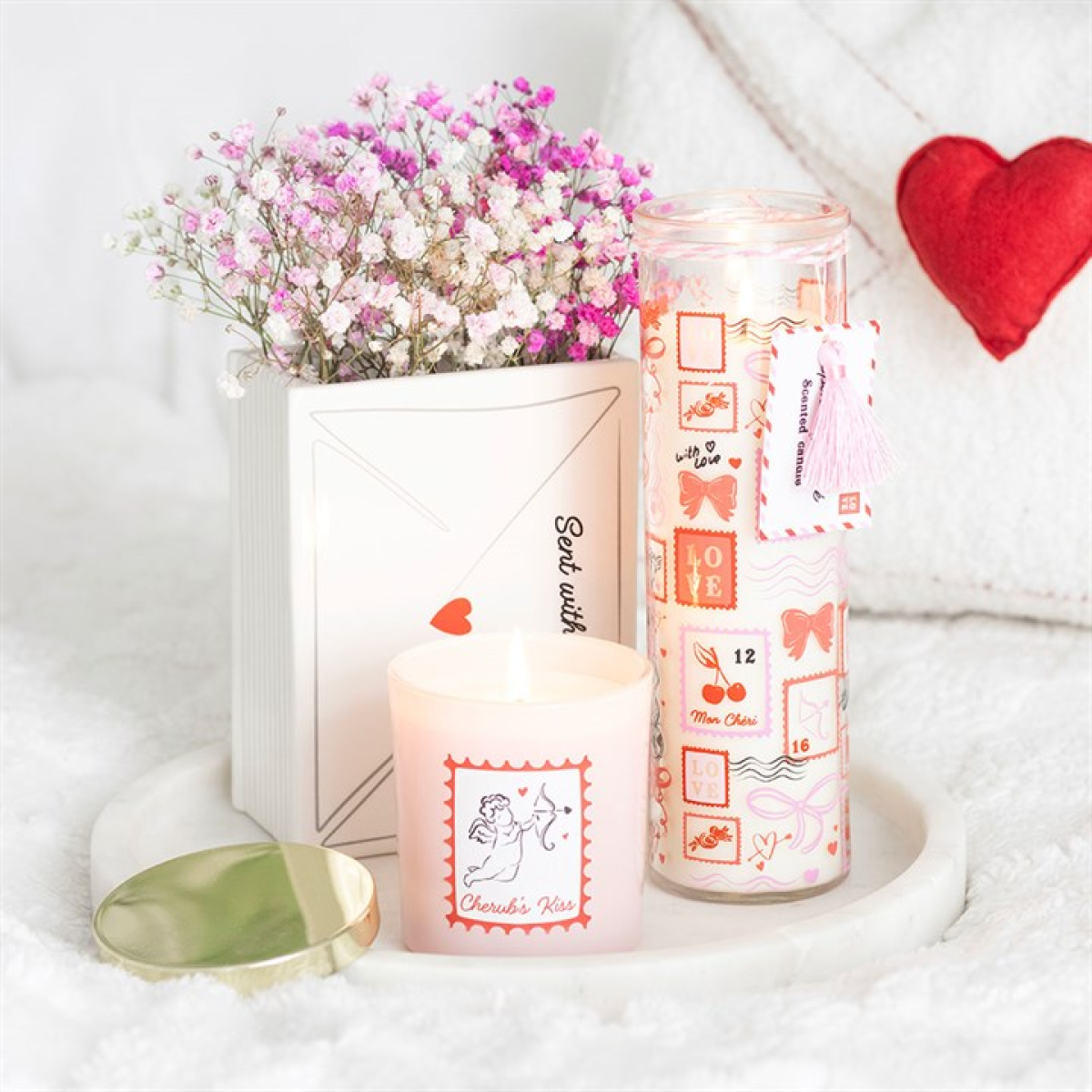 Love Letter Flower Vase – Valentine’s Day Romantic Decor