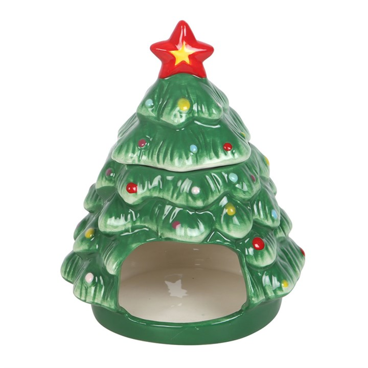 Nostalgic Christmas Tree Oil Burner and Wax Warmer – Classic Yuletide Magic