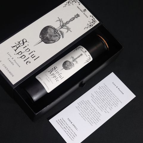 Ancient Witch Sinful Apple Candle – Love Ritual Magic