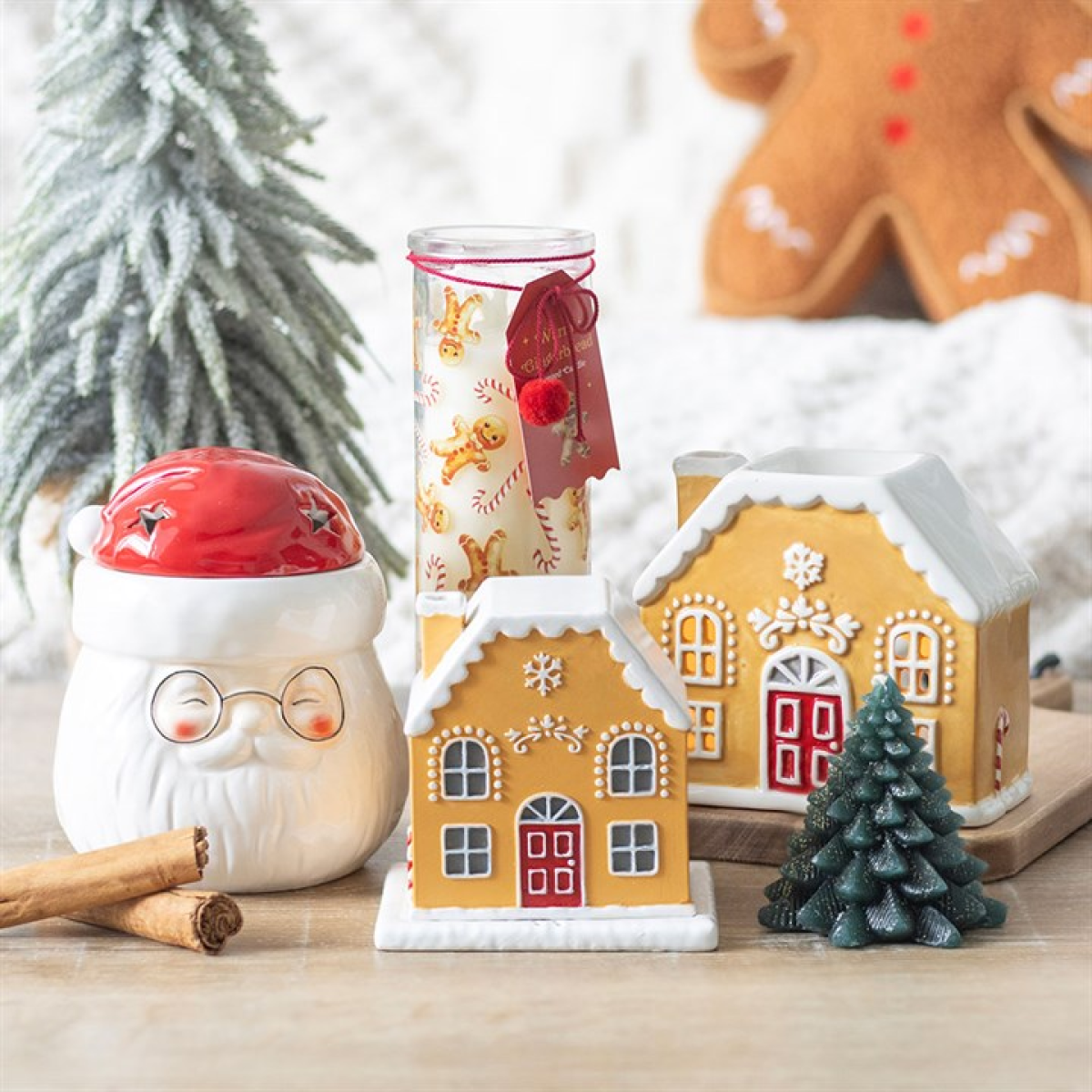 Santa Claus Shaped Oil Burner and Wax Warmer – Festive Fragrance Magic