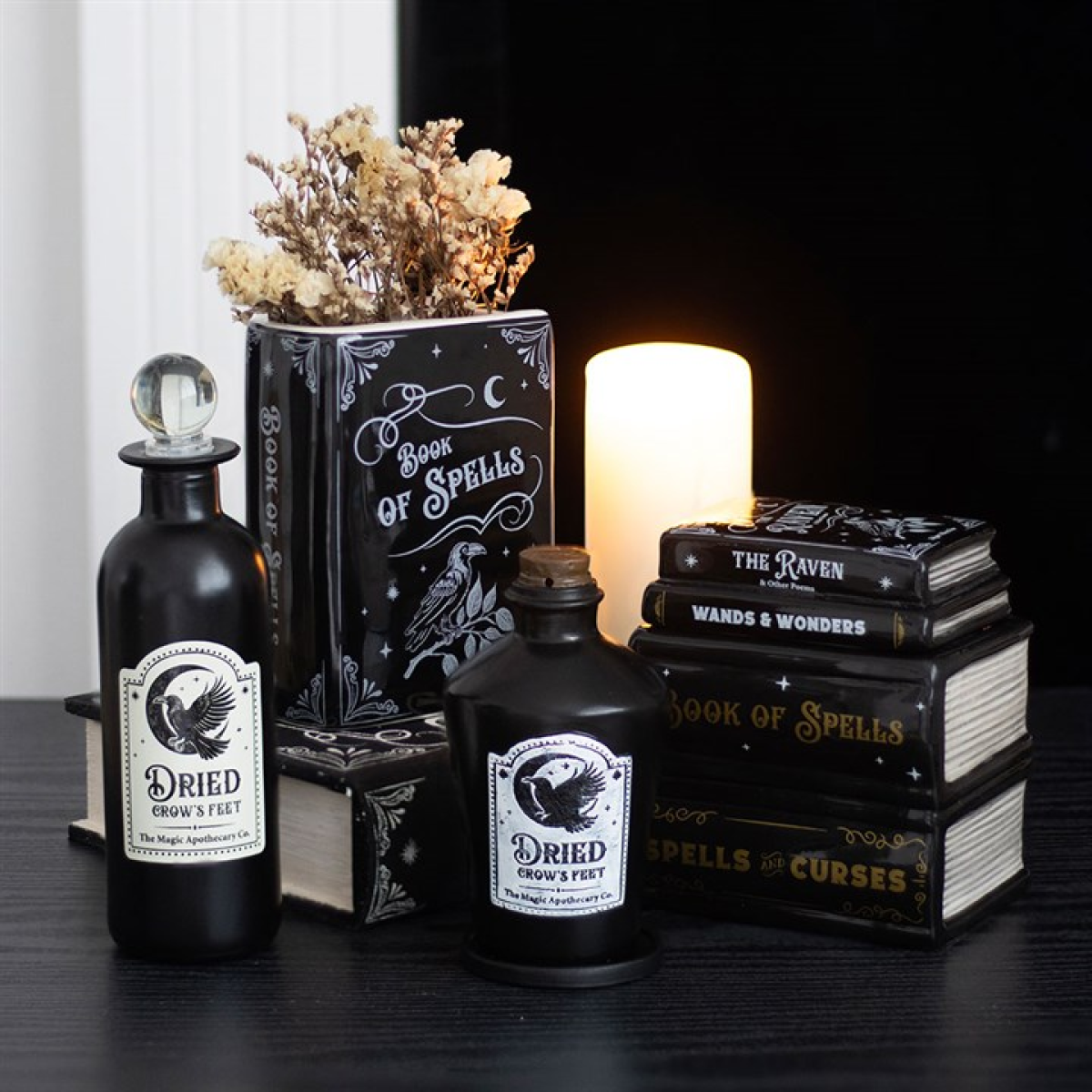 Book of Spells Oil Burner and Wax Warmer – Gothic Witch Decor