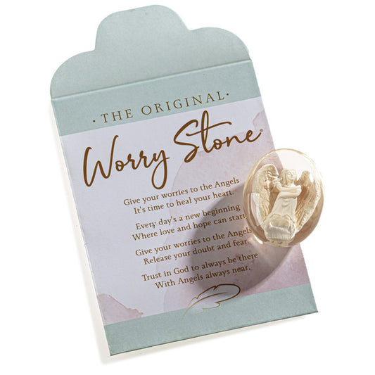 Carry peace with you. This Angel Worry Stone calms anxiety & promotes healing. Perfect gift for loved ones or a soothing daily reminder.