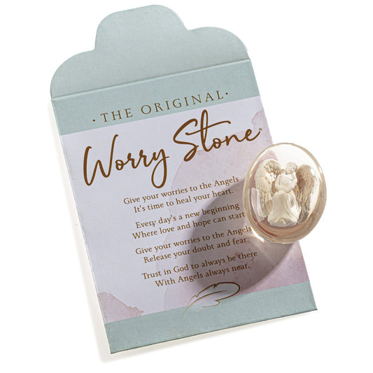 Carry the Angel Worry Stone for courage & calm. Perfect gift of healing, comfort & peace. Keep in pocket or purse for daily positive energy.