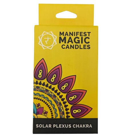 The Manifest Magic Candle is a powerful ally for those seeking to spark their deepest intentions and enhance their spiritual path. Each candle is carefully crafted with purpose, perfect for meditation, ritual work, or creating a sacred, calming space. The Solar Plexus Chakra Candle is designed to ground your energy firmly in the physical world, promoting stability and a sense of safety. Light this candle to reconnect with your foundation, draw forth your inner power, and build a strong base for manifestatio