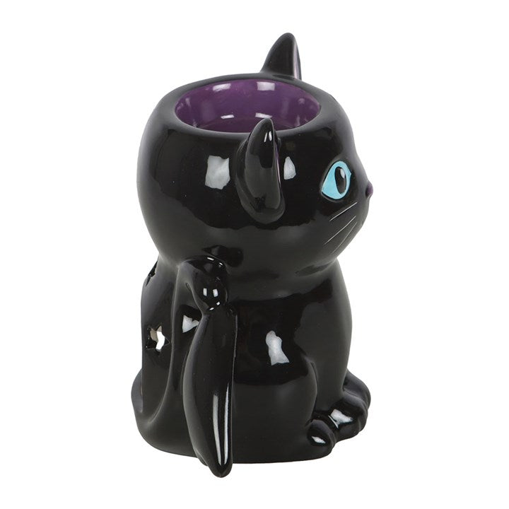 Cute & Creepy Bat Cat Oil Burner and Wax Warmer – Gothic Home Décor