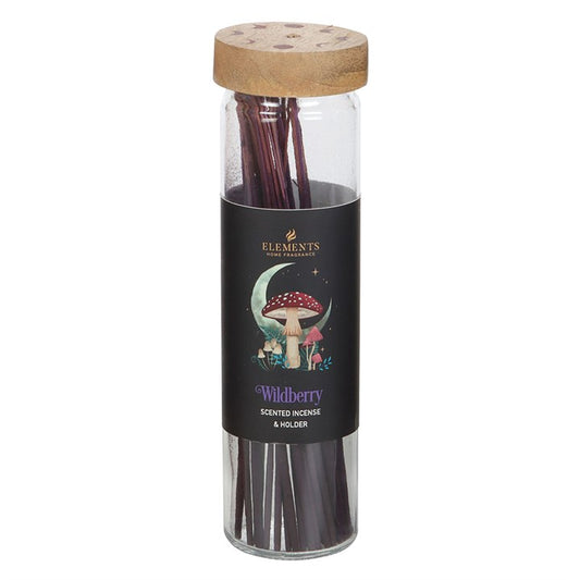 This collection offers 20 incense sticks adorned with enchanting mushroom and crescent moon motifs. Each container comes with a wooden lid that serves as a handy incense holder. The premium sticks release a wild berry scent, celebrated for its invigorating energy. Let the sweet fragrance weave a magical atmosphere, uplifting your spirit and welcoming positive vibes into your sacred space.