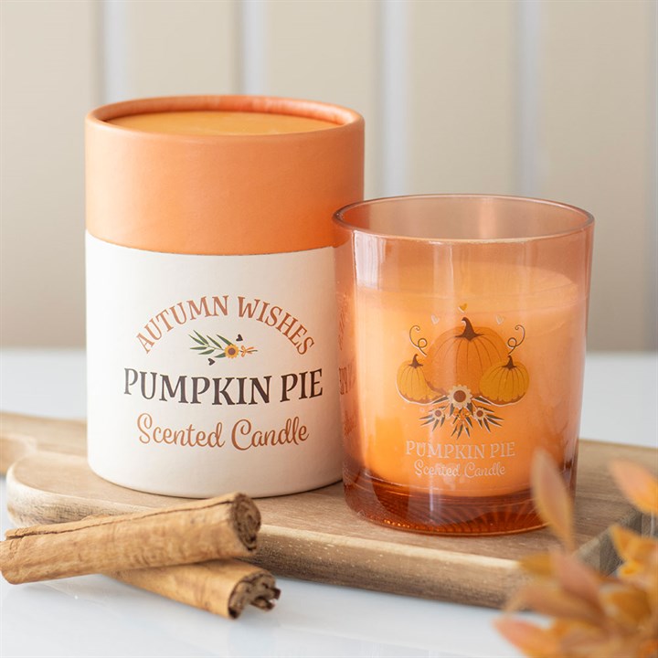Embrace the enchanting aroma of spiced pumpkin pie, casting a warm glow over your autumn nights. This candle, nestled in a glass holder adorned with a pumpkin motif and housed in a matching cylinder box, is a magical gift to honour the season’s mysteries. With a burn time of 28 hours, let its spell linger—but beware, never leave the flame unattended or burn beyond four hours at once.
