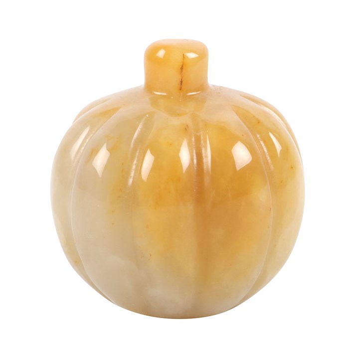 Welcome positive energy this autumn with this pumpkin-shaped orange calcite crystal. Carefully carved into shaped, orange calcite is generally seen as a vibrant and energising stone that brings warmth, healing, and inspiration. A unique gift for crystal lovers or anyone who appreciates unique and meaningful gifts.
