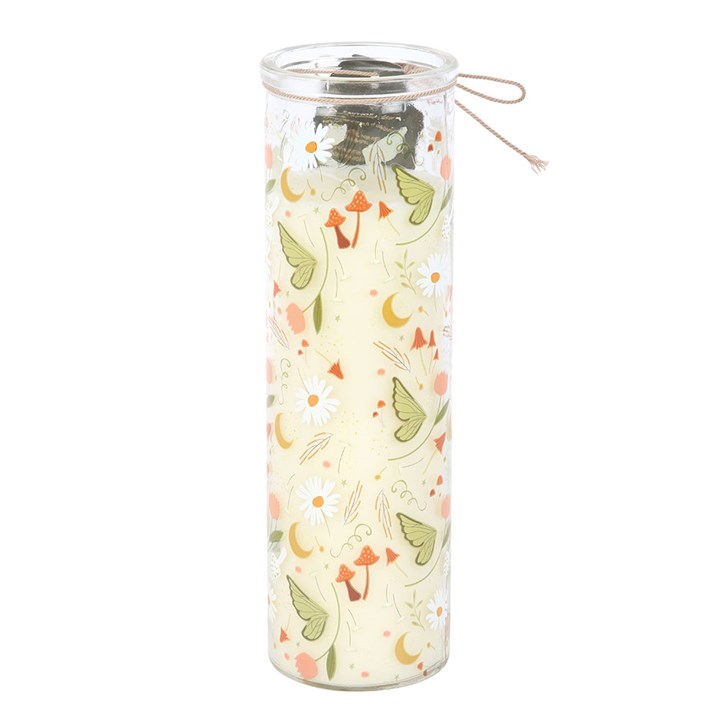 Fairy Folklore Moss & Sandalwood Tube Candle | Enchanted Altar Candle