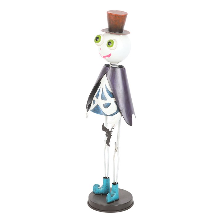 Metal Skeleton Ornament with Top Hat – The Witches Garden