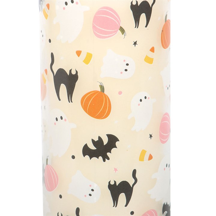 Sweet and Spooky Candy Corn Tube Candle | Halloween Witchy Décor