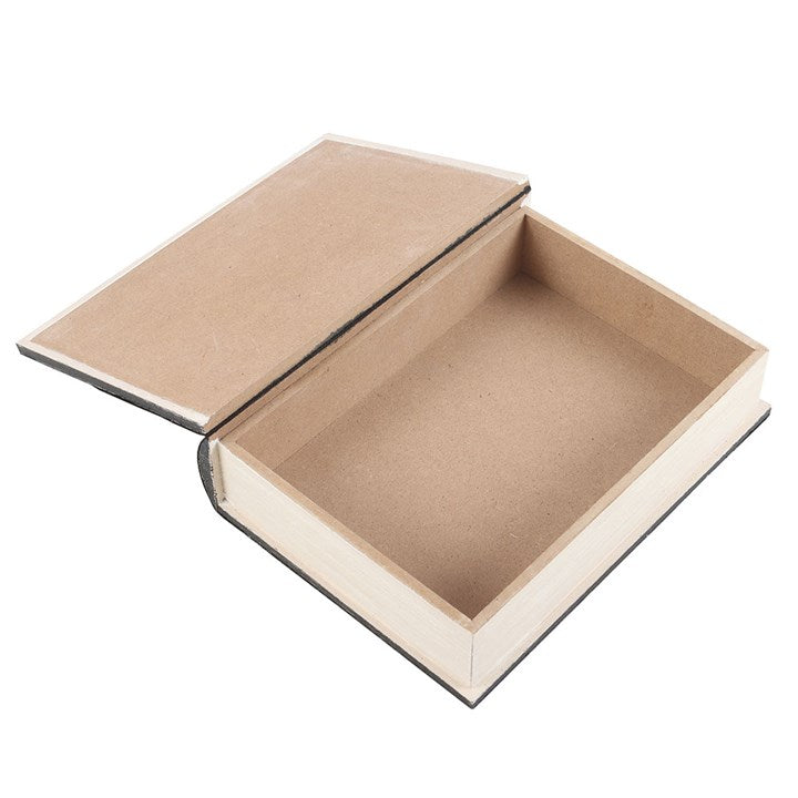 Open cardboard box with a white interior on a white background