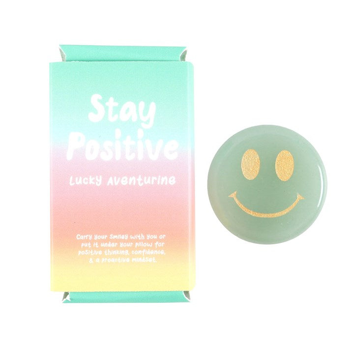 This smiling green Aventurine crystal is happiness in a box and serves as the perfect reminder for anyone who needs to stay positive and look for the good in the world around them. Whether it's a little gift for others or a gift to self, it's sure to be an appreciated token through the inevitable ups and downs of life.