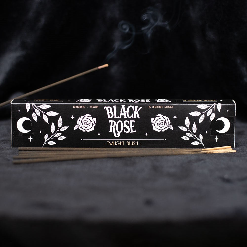 Black Rose Incense – Twilight Blush Scent (15 Sticks)