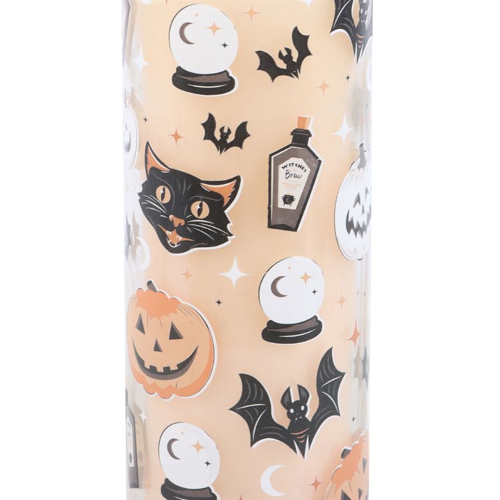 Spooky Spiced Pumpkin Tube Candle – Halloween Ritual Candle for Samhain Nights