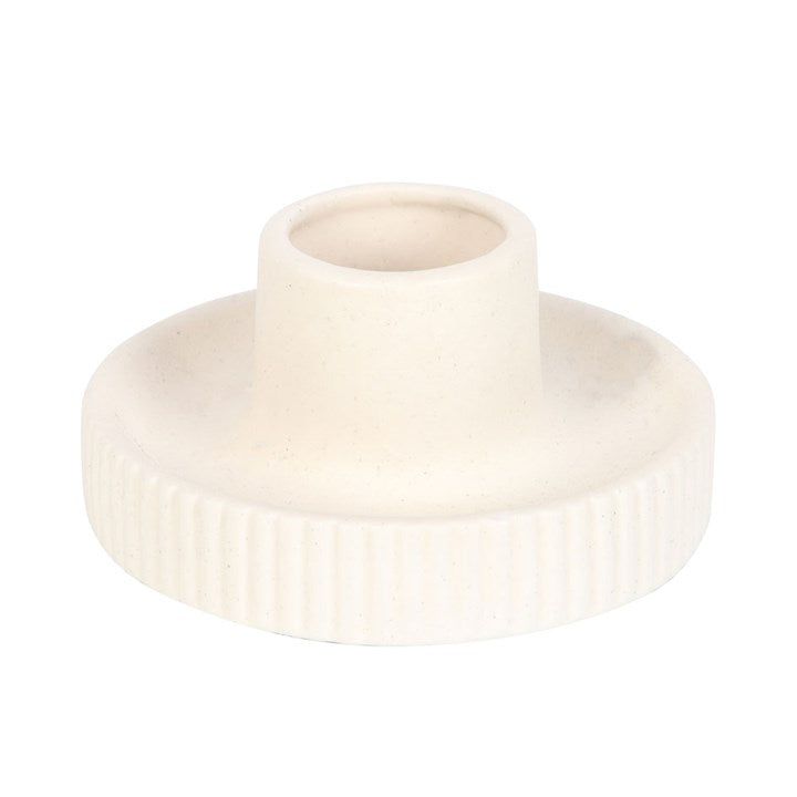 This cream ribbed ceramic smudge bowl is perfect for holding sage or incense. Its ribbed texture adds a contemporary yet timeless touch to any space. Providing a sense of calm and balance, this smudge bowl can be used to enhance spiritual rituals or used as a decorative accent.