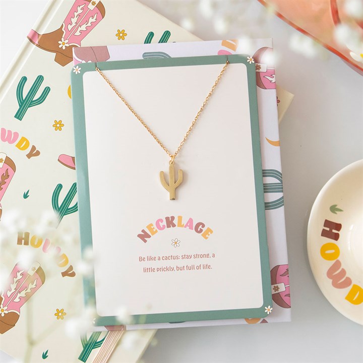 This cactus necklace is the perfect accessory for anyone who’s ready to take on the world with a strong spirit and a whole lot of sass.
