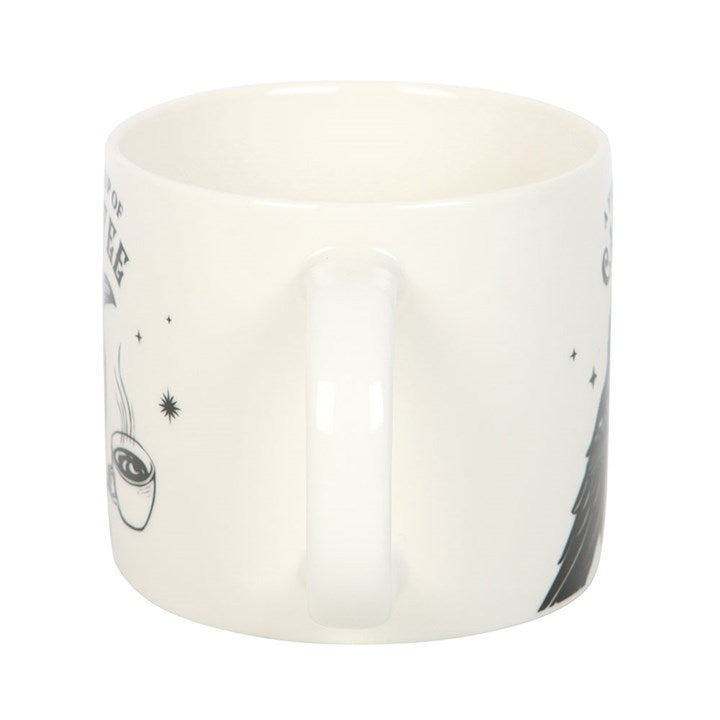 Fresh Cup of Cawfee Raven Mug – Gothic Witchcraft Coffee Cup