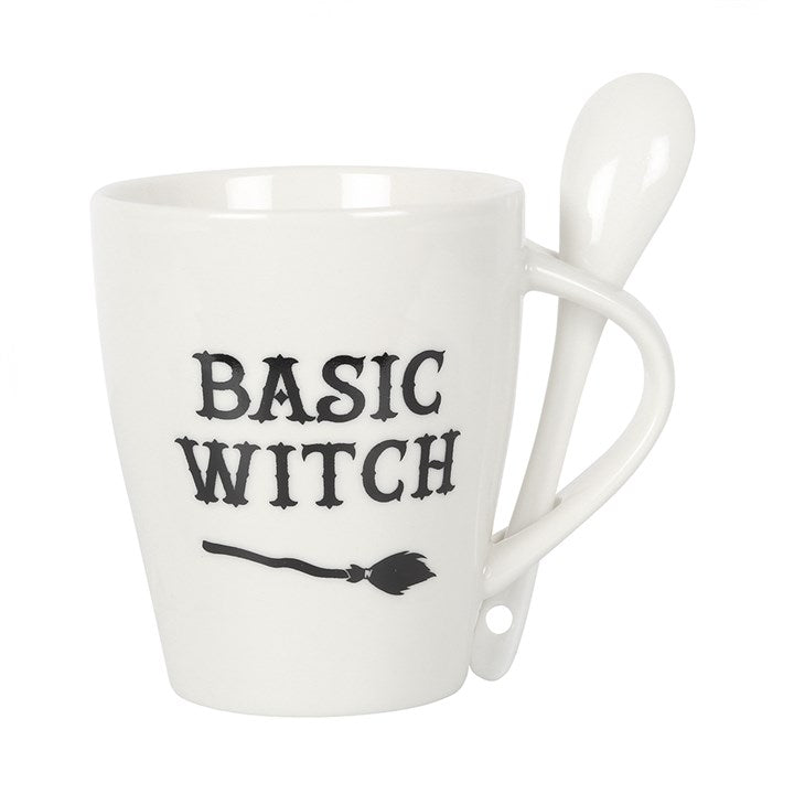 Basic Witch Mug and Spoon Set – Everyday Witchcraft Coffee Cup