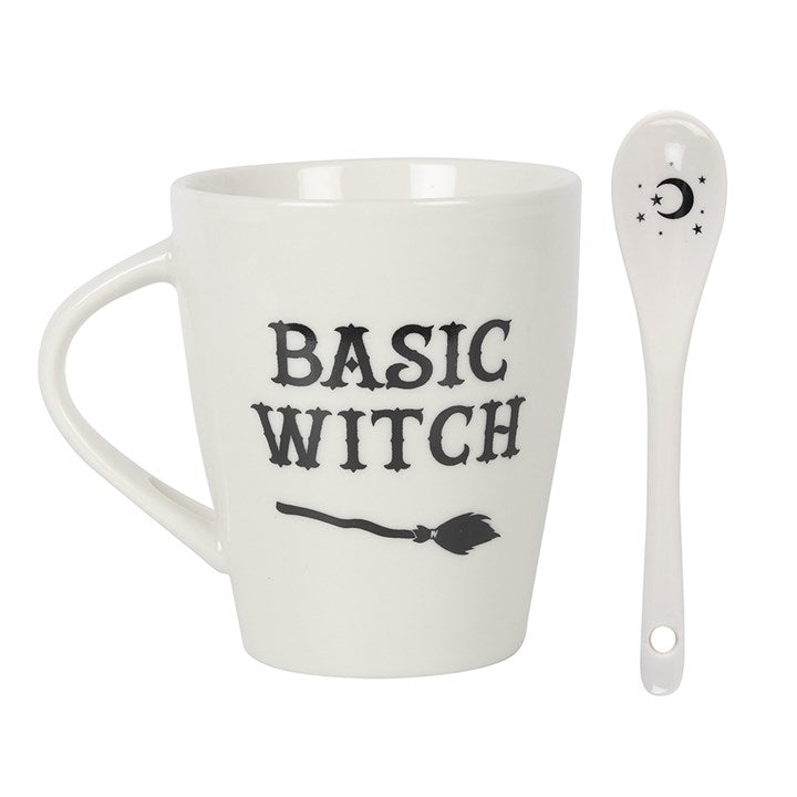 Basic Witch Mug and Spoon Set – Everyday Witchcraft Coffee Cup