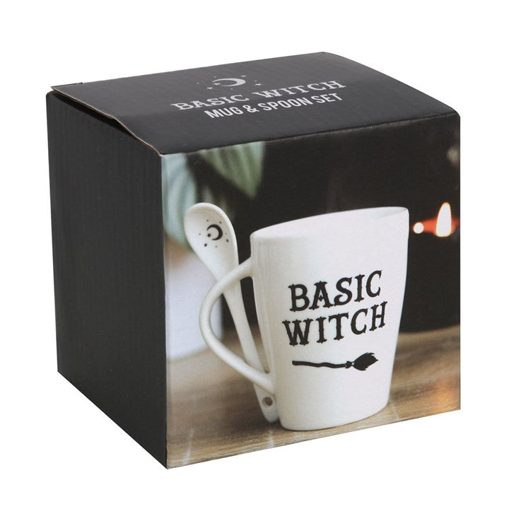 Basic Witch Mug and Spoon Set – Everyday Witchcraft Coffee Cup