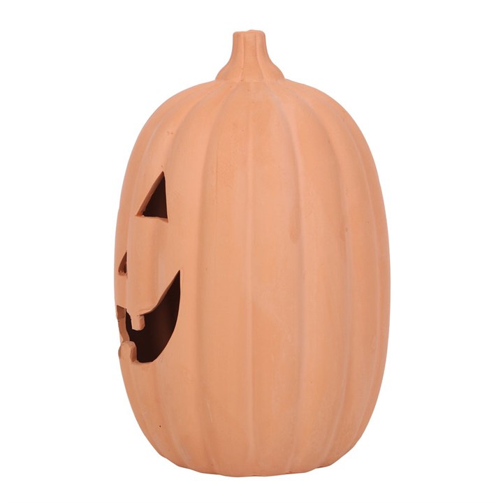 23cm Terracotta Jack-O’-Lantern Halloween Ornament