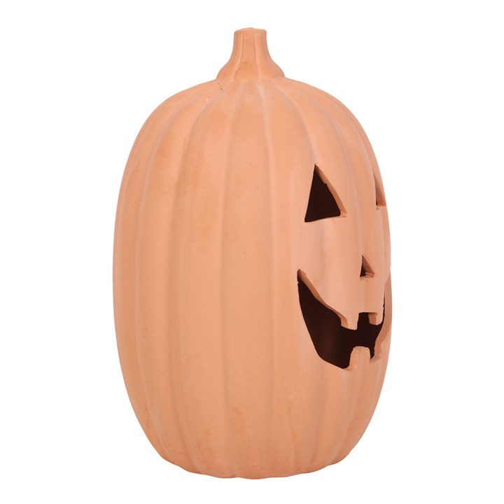 23cm Terracotta Jack-O’-Lantern Halloween Ornament