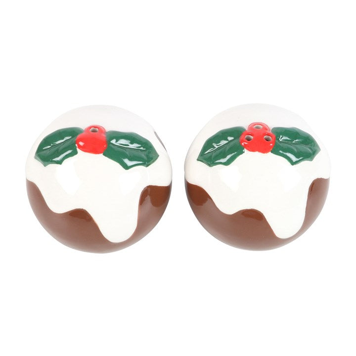 Christmas Pudding Salt and Pepper Shakers – Festive Table Magic