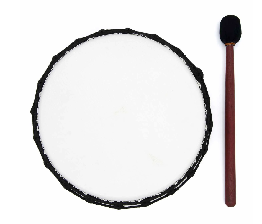 Vegan Medium Shamanic Drum with Beater – Synthetic Head