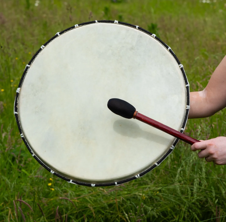 Extra Large Shamanic Drum – 45cm Frame Drum for Deep Ritual