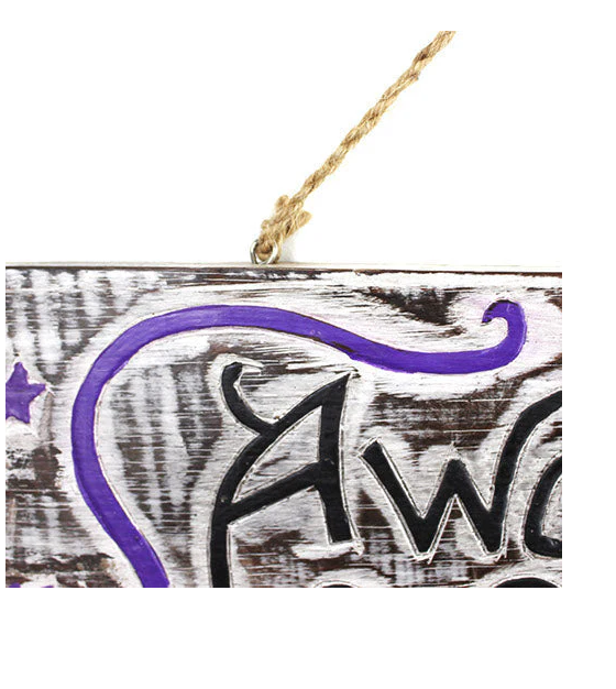 Away with the Fairies Plaque – Whimsical Wall Art for Dreamers & Fae Folk