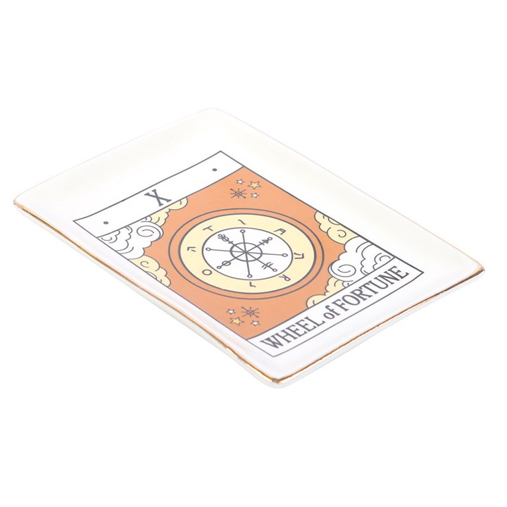 Card with 'Wheel of Fortune' design on a white background