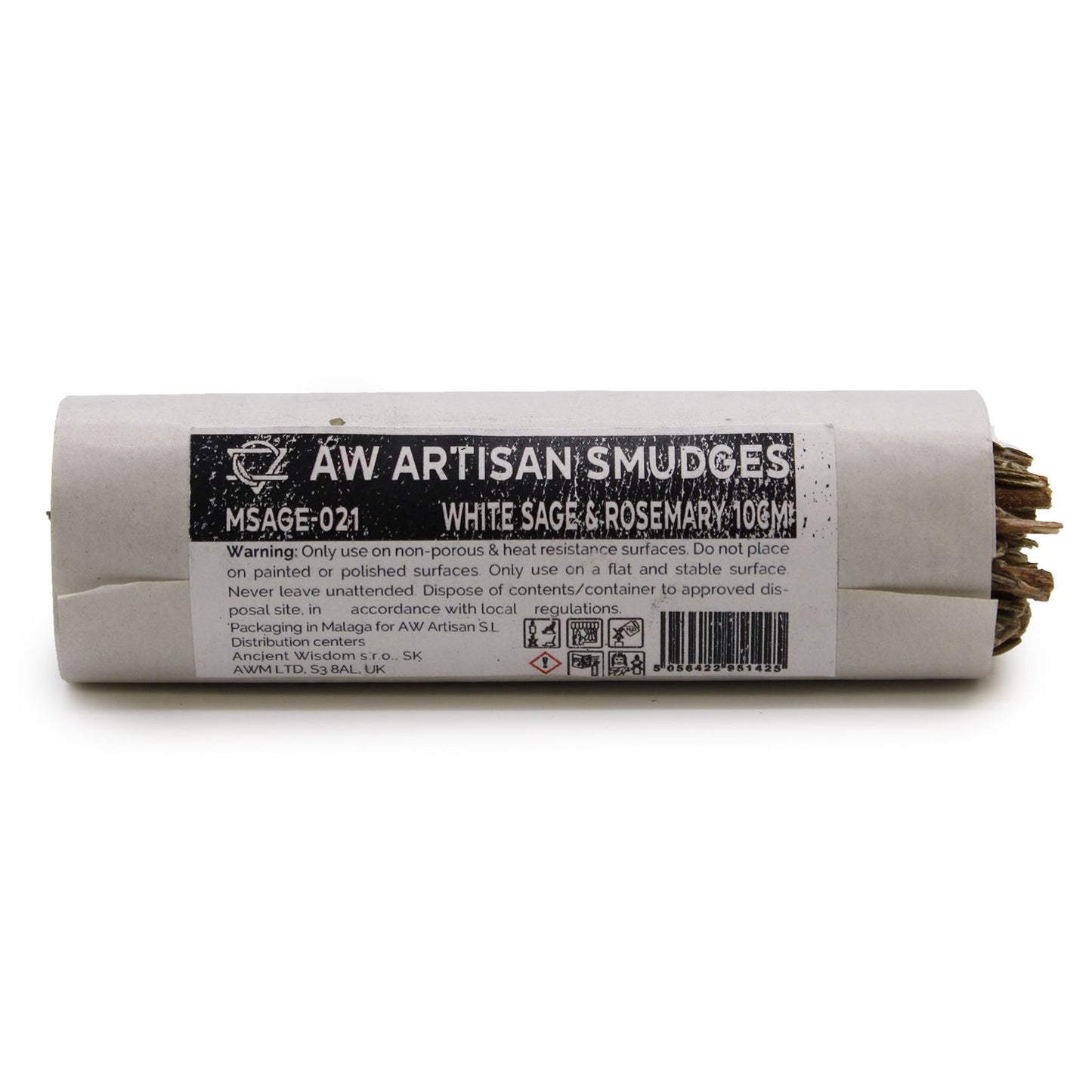 Smudge Stick – White Sage & Rosemary 10cm | Clarity, Purification & Memory