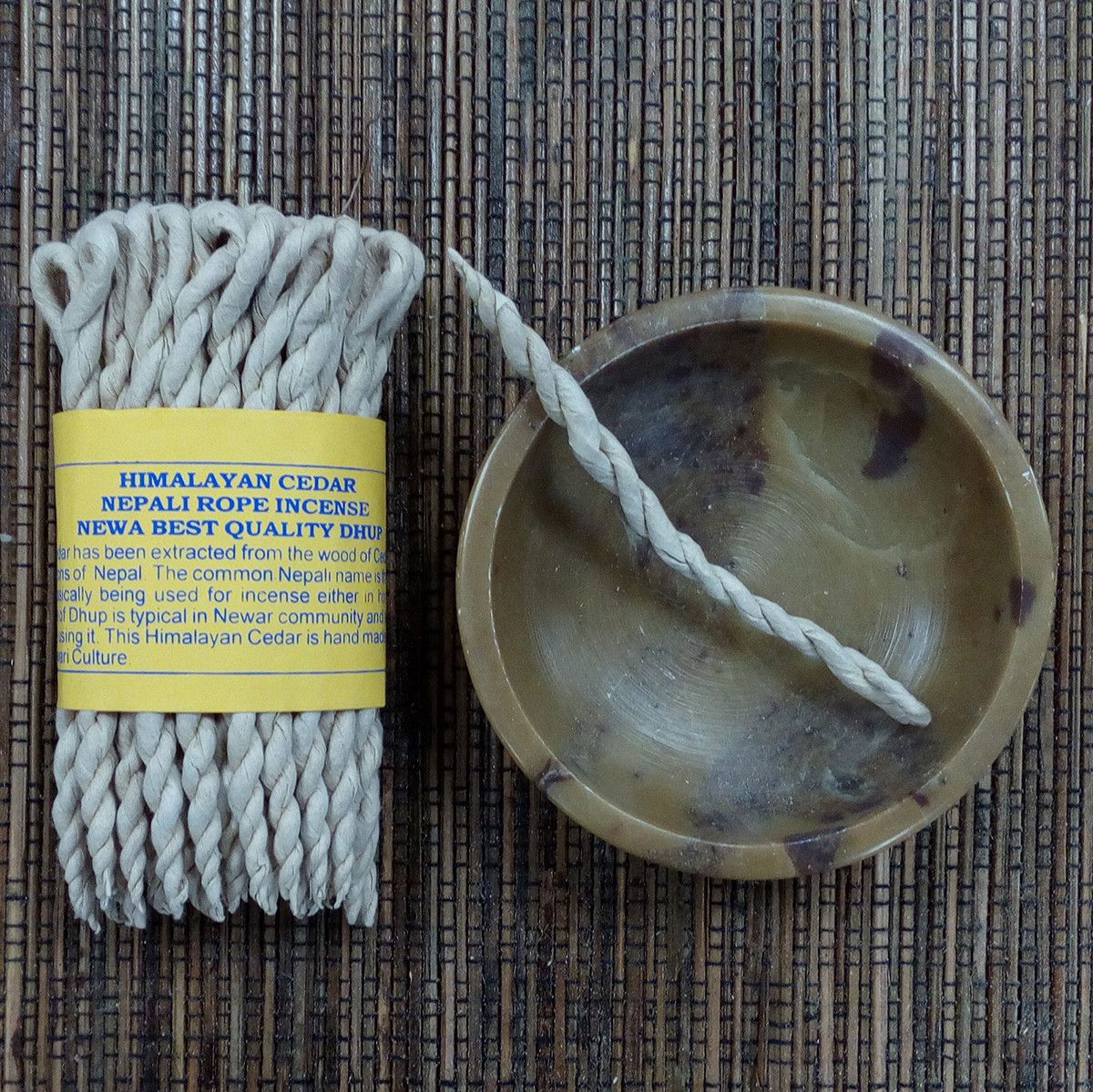 Himalayan Cedar Rope Incense – Sacred Newa Dhup Aroma