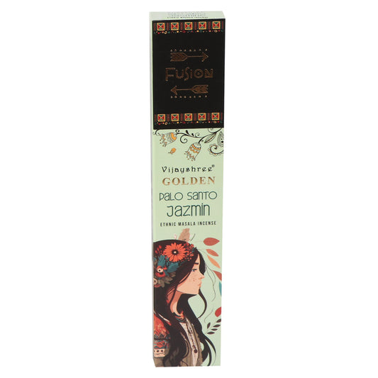 Vijayshree Golden Masala Incense – Palo Santo Fusion: Jasmine