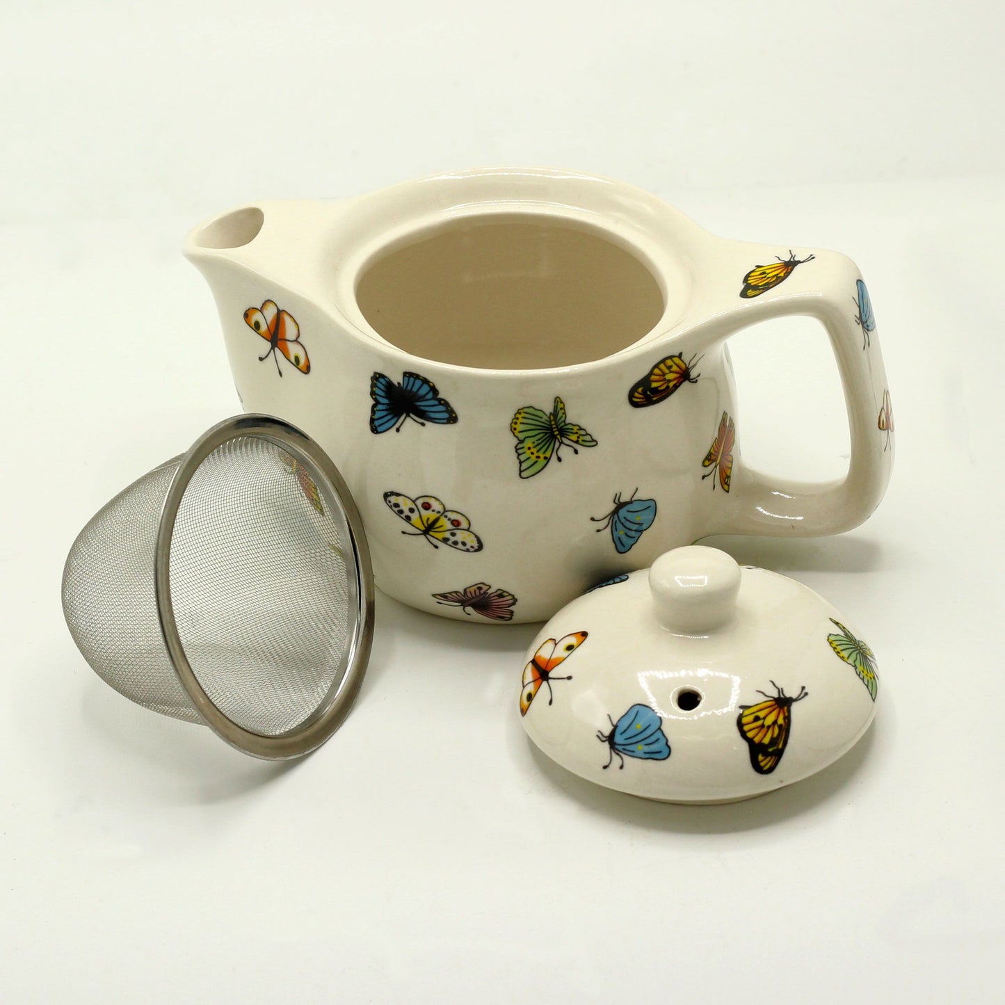 Small Herbal Teapot – Butterflies | The Witches Garden