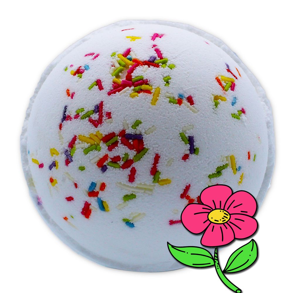 Rainbow Bath Bomb – Summer Peonies Enchanted Floral Soak