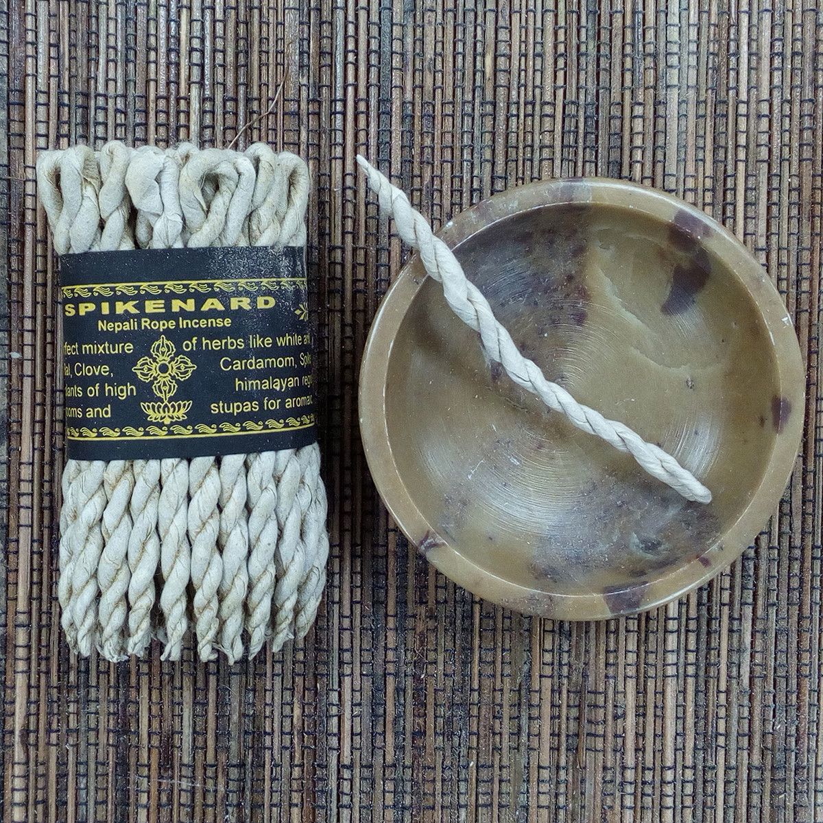 Spikenard Rope Incense – Himalayan Herbal Sacred Blend
