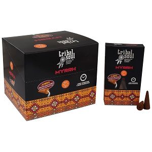 Tribal Soul Backflow Incense Cones – Myrrh Sacred Resin of Protection