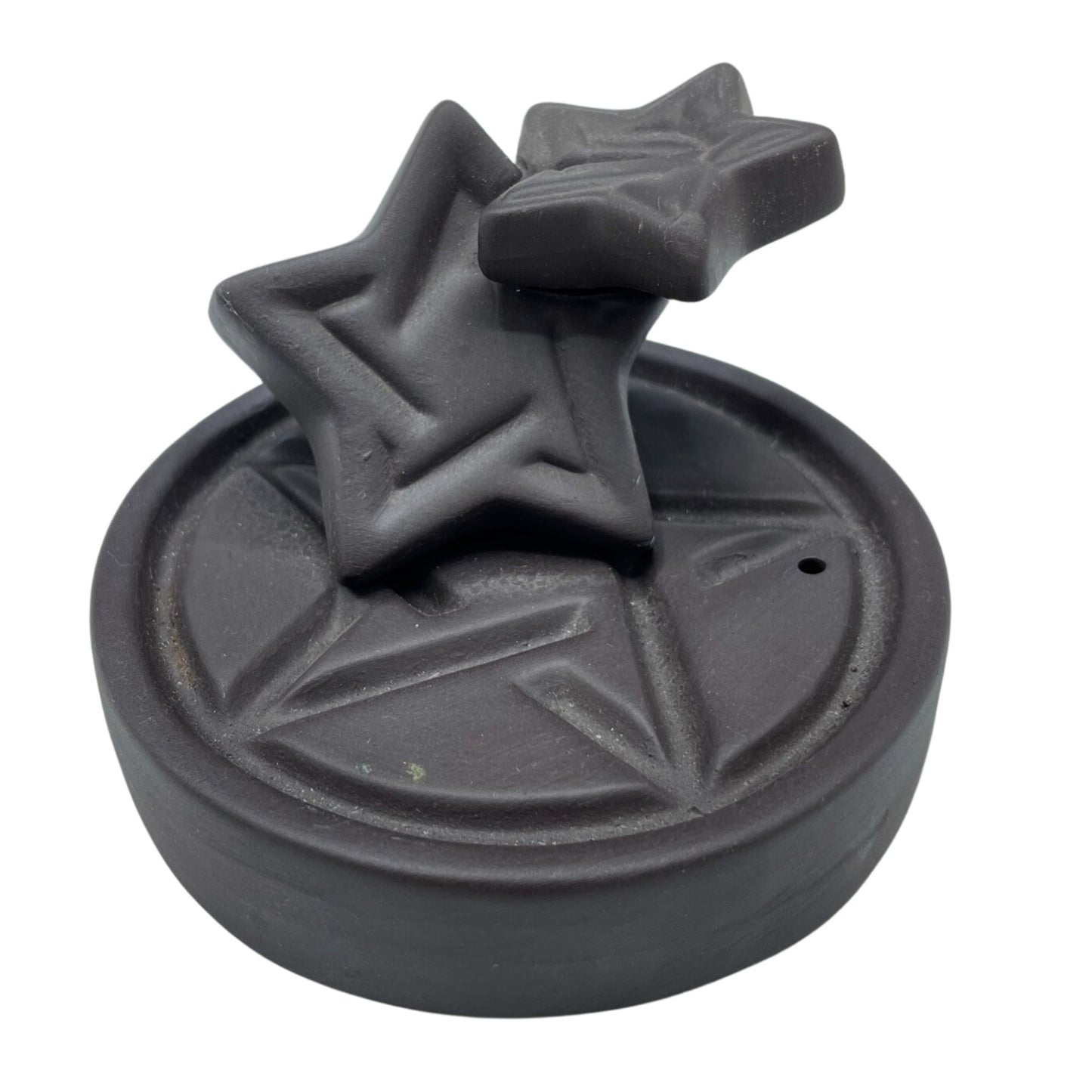 Bring balance and flowing energy into your sacred space with the Pentagon Falls Backflow Incense Burner. Its striking geometric design channels the symbolism of the pentagon—protection, harmony, and the five elements—while the smoke flows downward in a calming waterfall effect.
In spiritual folklore, the pentagon is a sacred shape representing balance between earth, air, fire, water, and spirit. When paired with backflow incense cones, cascading smoke gently falls through the structure like a mystical wate