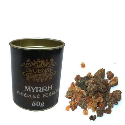 Myrrh Resin Incense – 50g Sacred Resin for Healing, Protection & Meditation