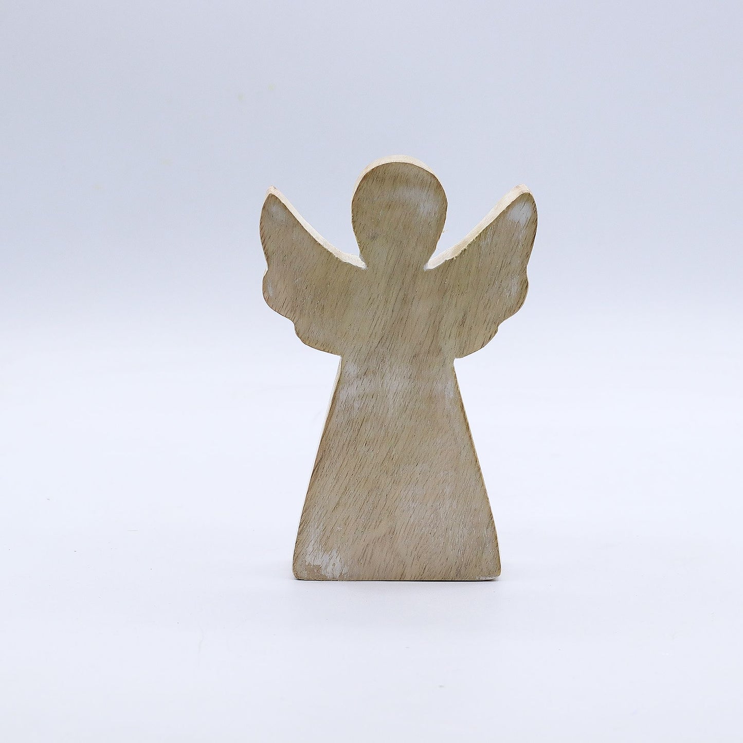 Mango Wood Angel – Whitewash Finish